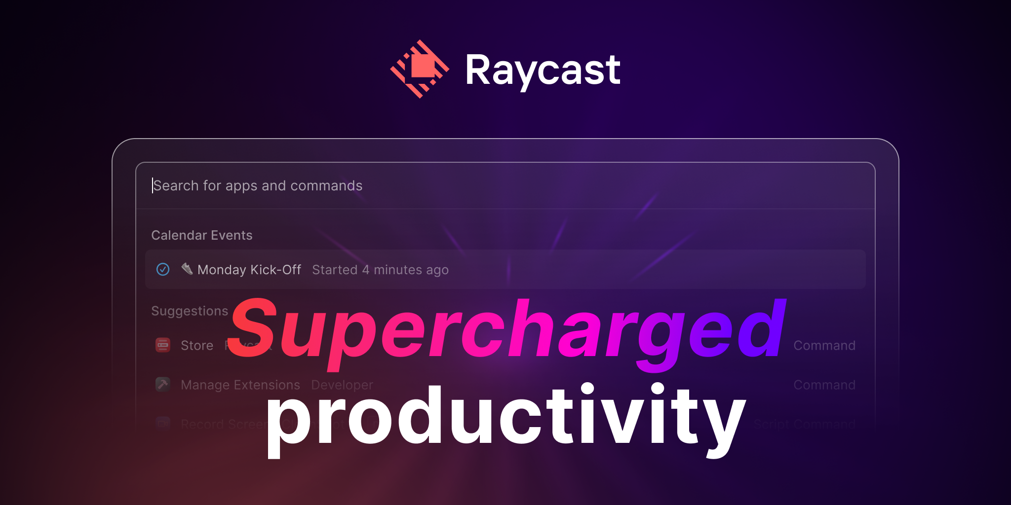 Raycast - Supercharged productivity - listln